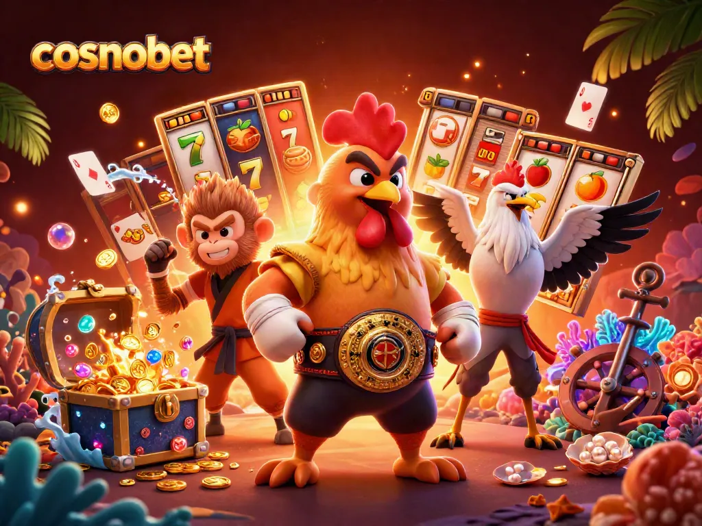 Experience cosmobet's thrilling atmosphere with vibrant characters and dynamic gaming elements.