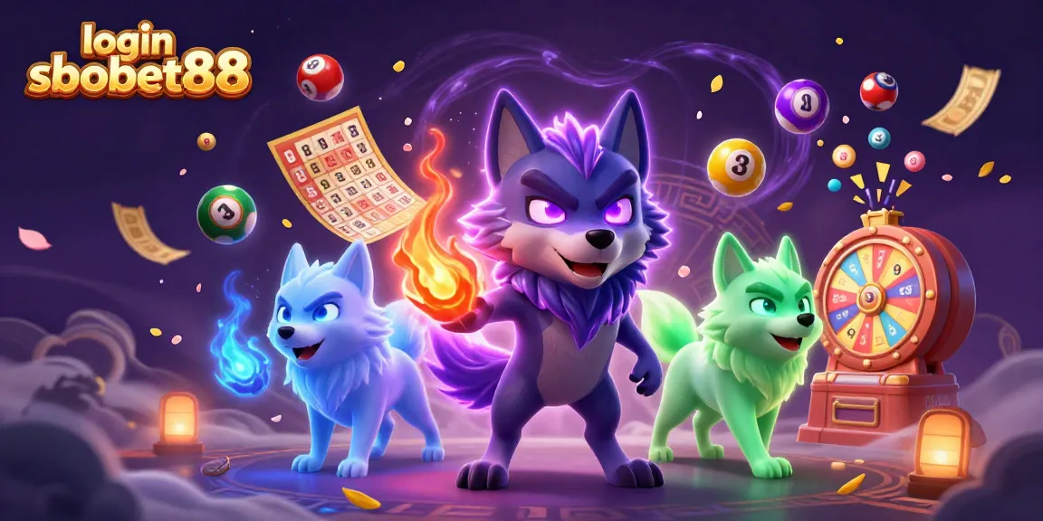 Engage in thrilling gameplay with login sbobet88, featuring energetic gaming characters and dynamic elements.