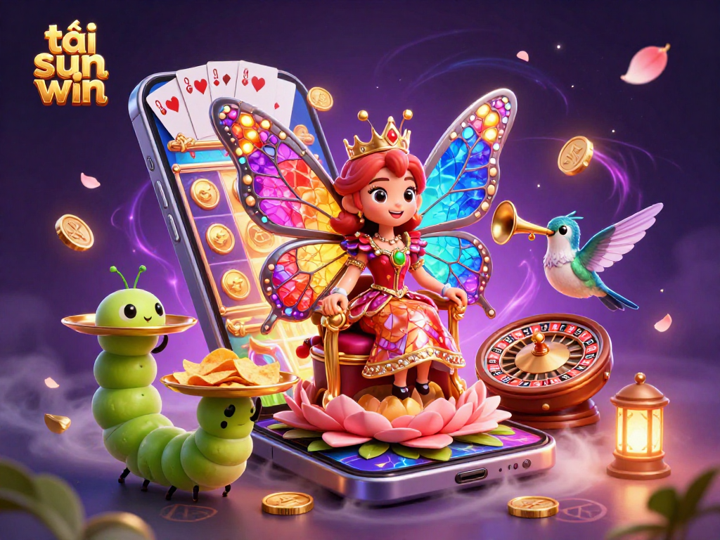 Engage with tải sun win and discover vibrant casino elements in this enchanting 3D illustration.