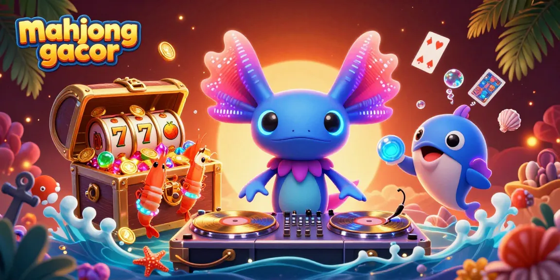 Engage in Mahjong Gacor excitement with vibrant characters and thrilling underwater treasure!