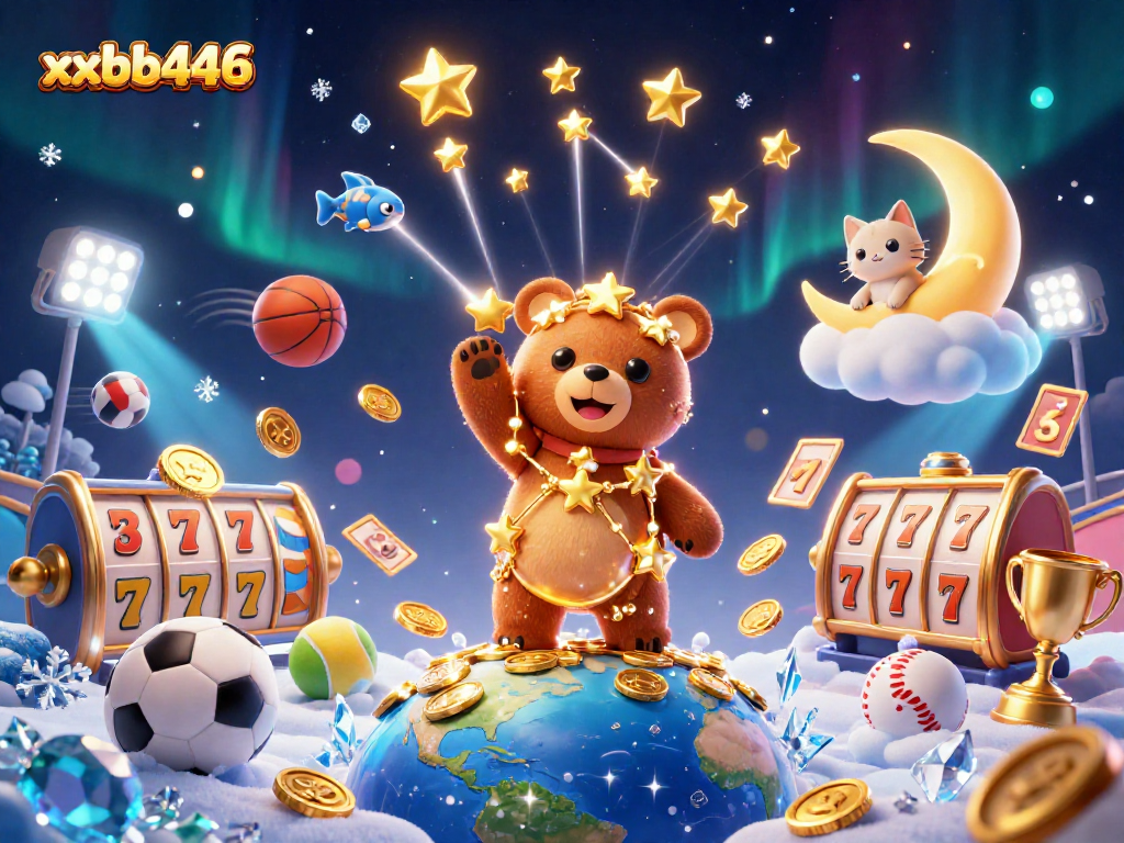 Experience the thrill of xxbb446 casino with dynamic games, stars, and engaging visuals.