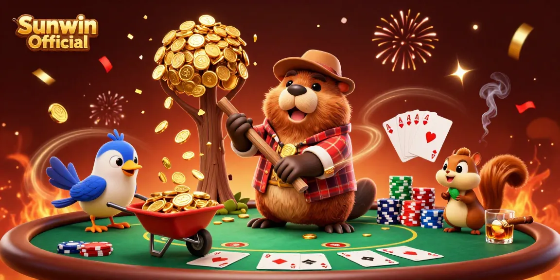 Experience exhilarating gameplay at Sunwin Official with lively characters enjoying vivid casino action.